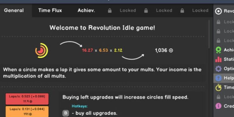 Revolution Idle Lab Setup Guide