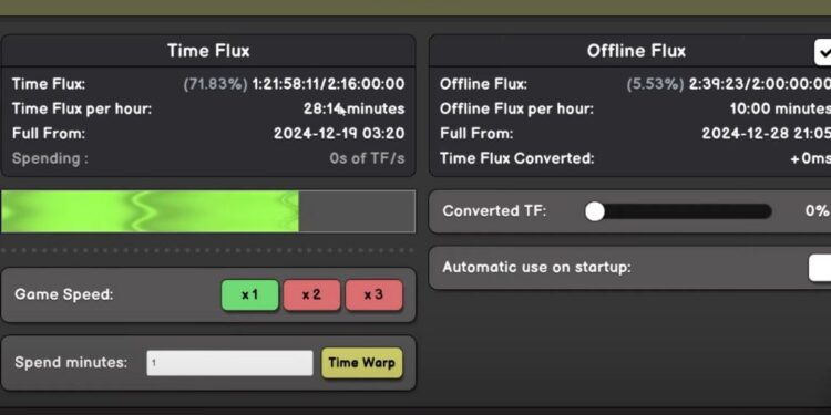 Revolution Idle Time Flux Guide