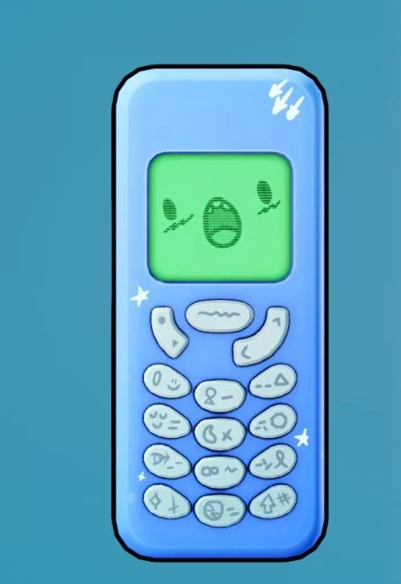 Flipping is Hard light blue cosmetic code phone case doodles