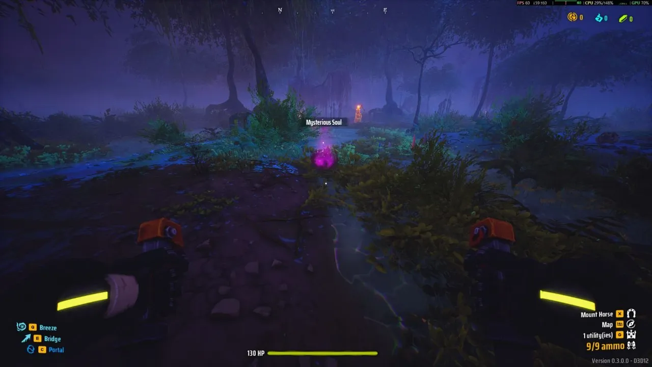 Far Far West combat scene showing an enemy drop during the secret quest