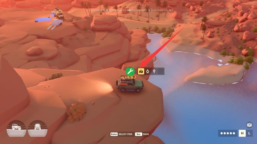 Over the Hill Algeria desert map scenic view point winch setup