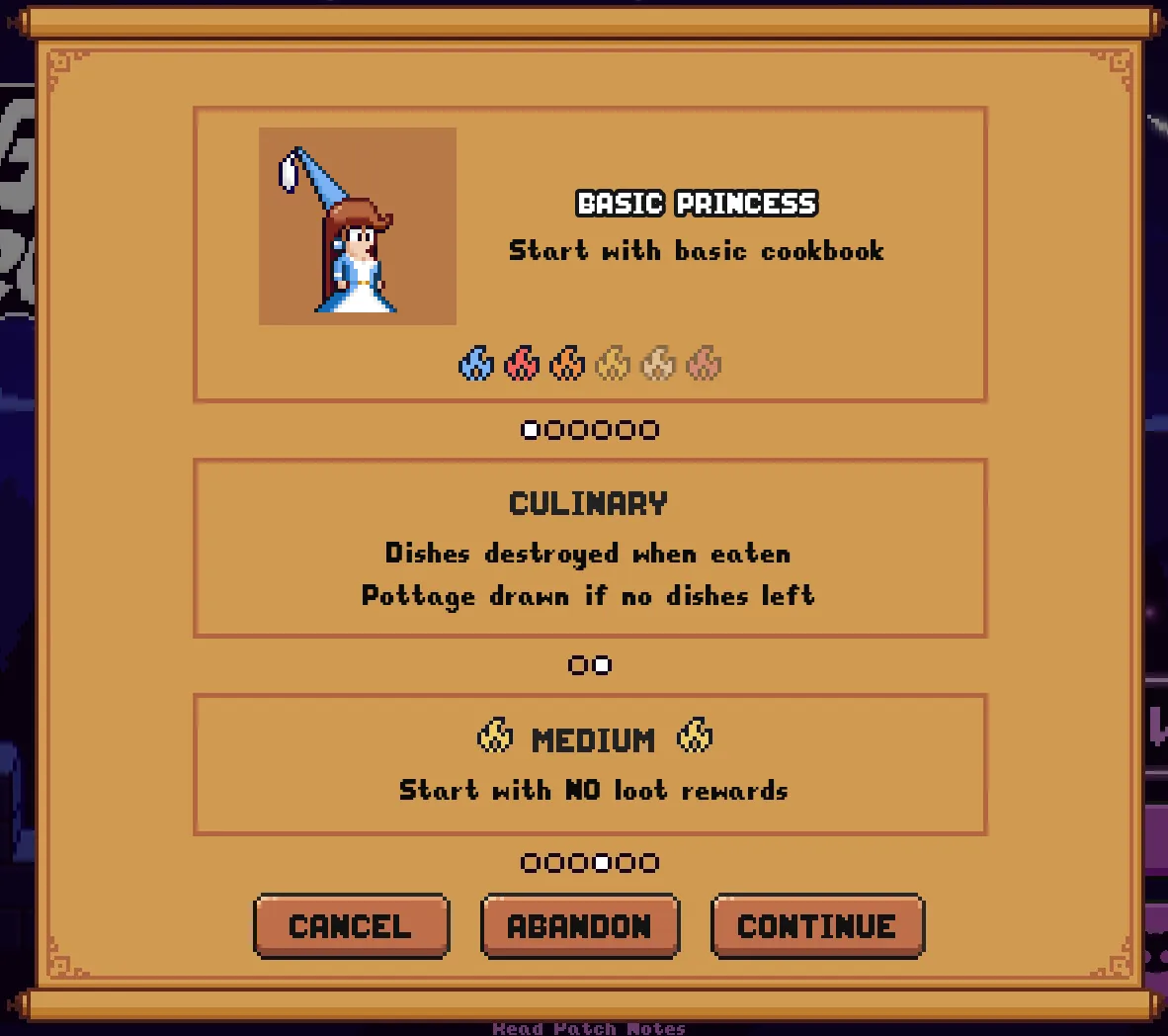 Hungry Horrors Banquet Mode - Choose Your Banquet 1