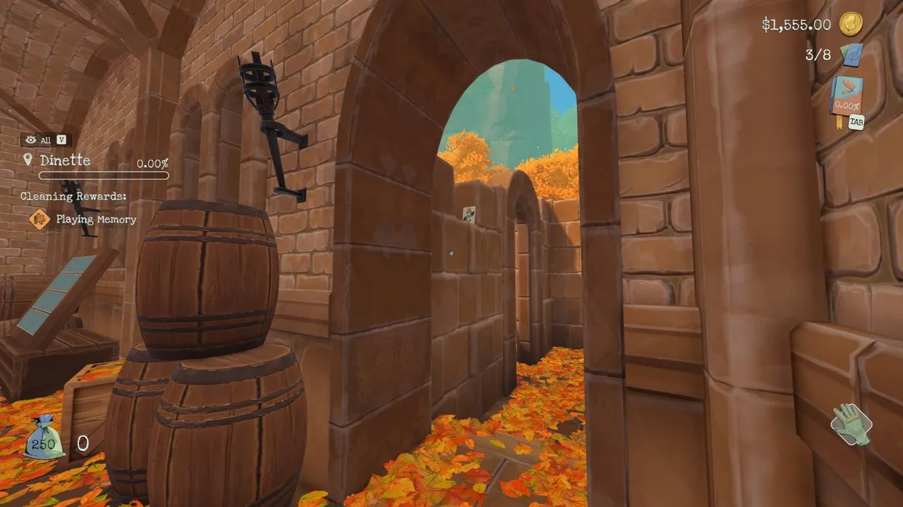 Image description: the fourth Castle card's location next to a porch in the Dinette area.