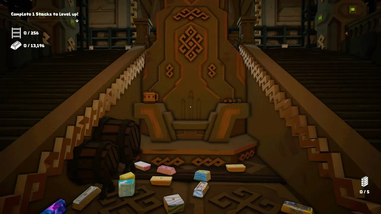 Let's Tidy Up!: Treasure sprint coin hidden behind the tankard on the throne arm