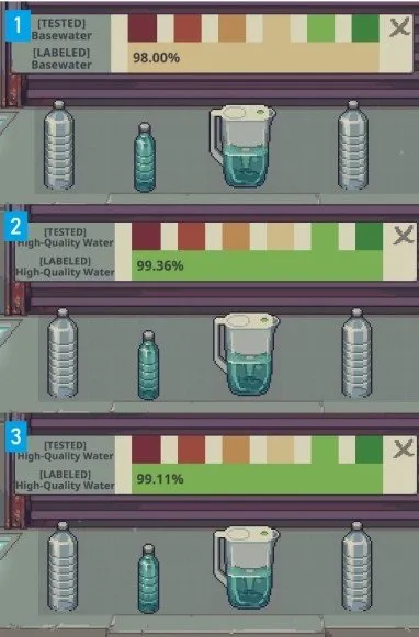 Probably Stolen mixing water containers for advanced dilution process