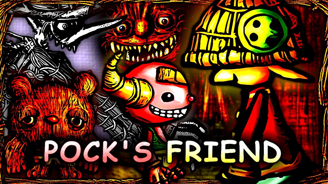 Pock's Friend walkthrough showing Pock talking to Tam in the grassy meadow.