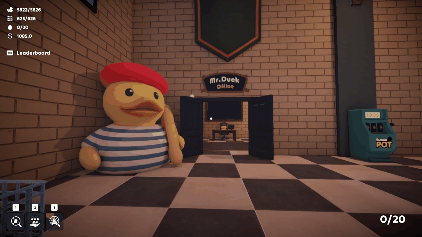 Sort Them Ducks Mega Store first floor office door exterior with hidden egg