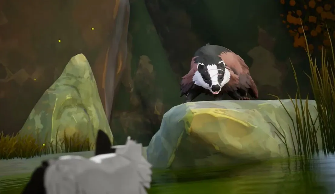 Warrior Cats Clans of the Forest shadowclan territory top left corner badger