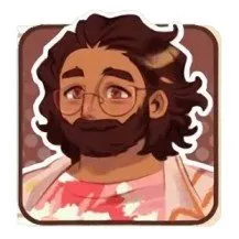 the character Hassan in The Witch's Bakery with background text on his relationship requirements.