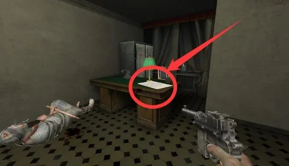 You Are Empty Absolute Edition screenshot showing the second note on an office table